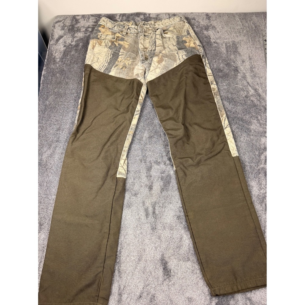 RedHead Realtree Hardwoods 2000 Camo Hunting Pants Brown Brush Guard 32x33